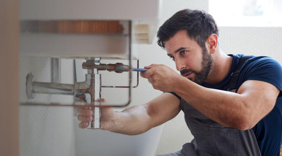 Gas water heater repair in Stroh, IN